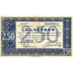 2 1/2 Gulden Silver Voucher