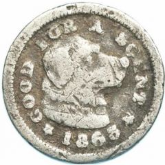 Cent - Civil War Token - Confederate - Pfeiffer and Co Norfolk, Virginia