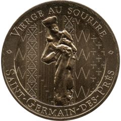 Monnaie de Paris Tourist Token - Eglise Saint Germain des Prés Vierge au Sourire