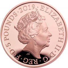 5 Pounds - Elizabeth II Queen Victoria, Gold Proof