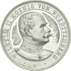 Prize medal for the Württemberg horticultural exhibition - Wilhelm II