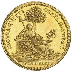 11/2 Ducats Treaty of Aix-la-Chapelle and 100th Anniversary of Dutch Independence