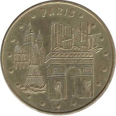 Monnaie de Paris Tourist Token - Paris 4 monuments