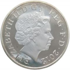 2 Pence - Elizabeth II 4th portrait, Royal Shield, Silver Proof