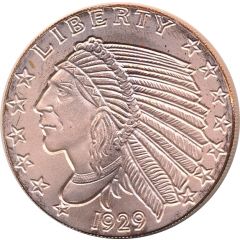 1 oz Copper Golden State Mint - Indian Head