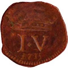 15 Réis - João V Goa mint