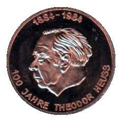 Theodor Heuss 100th Anniversary