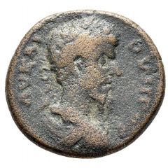 Æ18 - Lucius Verus ΠEΡΓΑΙΩΝ