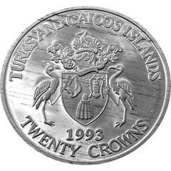20 Crowns - Elizabeth II Queen Elizabeth II wearing Edward`s Crown