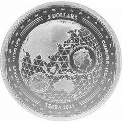 5 Dollars - Elizabeth II Terra