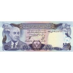 500 Afghanis