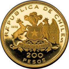 200 Pesos 150th Anniversary of the Crossing of the Andes