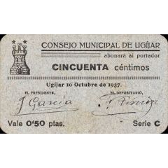50 Céntimos Ugíjar
