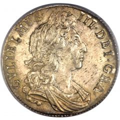 1/2 Crown - William III 1st bust, modified large shields