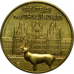 médaille touristique monnaie de paris château de Chambord