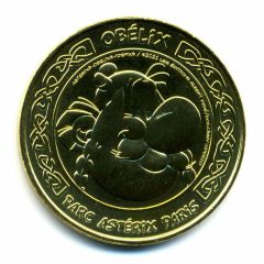 Tourist token - Monnaie de Paris - Parc Astérix Paris - Obélix