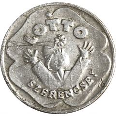 Token - Lottó Szerencse 5th anniversary of Hungarian lottery