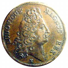 Token - Louis XIV l`église de Saint-Louis en l`Isle