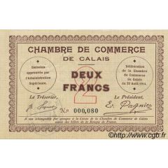 2 francs - Chambre de Commerce de Calais [62]