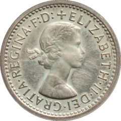 3 Pence - Elizabeth II Maundy pre-decimal, 2nd issue