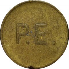 Token - P.E. Phonographic Equipment, 21 mm