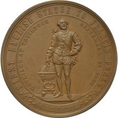 Medal - Unveiling of the statue of Sir Francis Drake at Tavistock