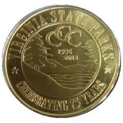 Token - 75th anniversary of Virginia State Parks