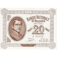 20 Francs Comptes courants