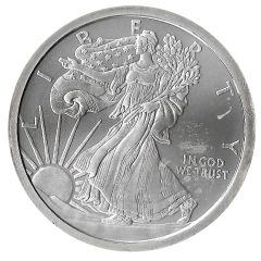 5 oz Silver Golden State Mint - Walking Liberty