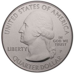1/4 Dollar `Washington Quarter` Tallgrass Prairie National Preserve - Silver 5 oz Bullion