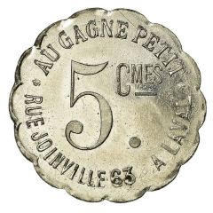 5 Centimes - Au Gagne Petit - Laval