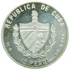10 Pesos Solenodon Cubano - colorized