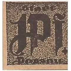 1 Pfennig black ink