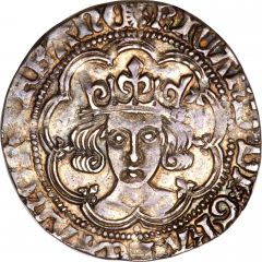 1 Groat - Richard III type 3, sun and rose