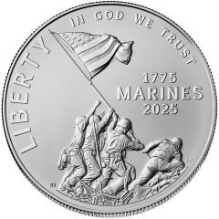 1 Dollar U.S. Marine Corps 250th Anniversary