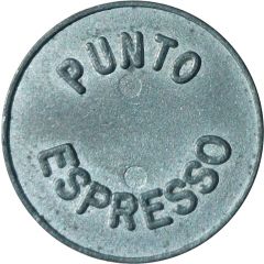 Coffee Machine Token - Punto Espresso aluminium