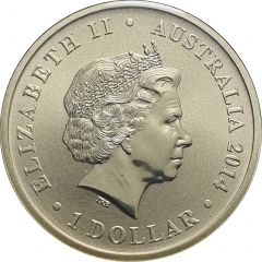 1 Dollar - Elizabeth II 4th Portrait - Young Collectors - Super Strength