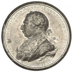 Medal - George III Grand National Jubilee, P. Wyon, white metal