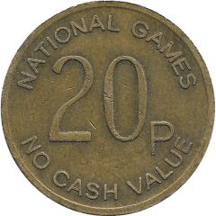 20 Pence - National Games Barry Noble