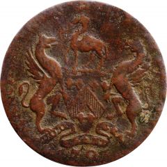 1/2 Penny Lancashire - Manchester / I. Fielding