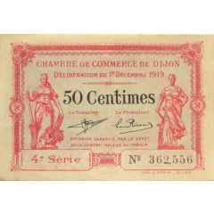 50 Centimes - Chambre de Commerce de Dijon 21