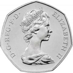 50 Pence - Elizabeth II Entry into EEC, Silver Piedfort