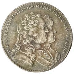 Reproduction of token - Louis XV - States of Languedoc - Birth of the Dauphin