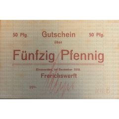 50 Pfennig Einswarden, Frerichswerft