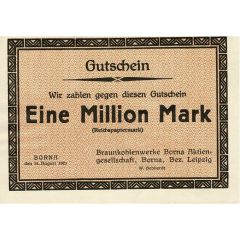 1 000 000 Mark Braunkohlenwerke Borna