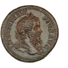 Sestertius - Septimius Severus P M TR P XVI PROF AVGG S C