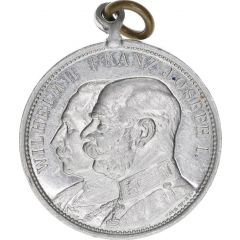 Medal - Brotherhood in arms between Wilhelm II and Franz Joseph I