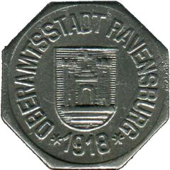5 Pfennig - Ravensburg