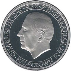 1/2 Crown - Charles III D-Day 80