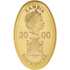 5000 Kwacha - Elizabeth II Queen Mother, Coronation